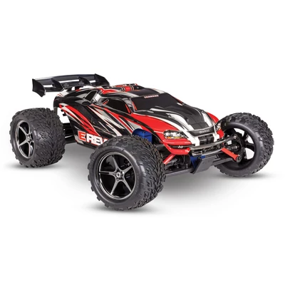 TRAXXAS E-Revo red 1/16 Monster-Truck RTR Brushed, akksival és töltővel TRAXXAS E-Revo red 1/16 Monster-Truck RTR Brushed, akksival és töltővel