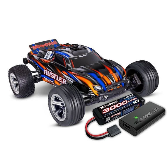 TRAXXAS Rustler 2WD BL-2S Orange 1/10 2WD Stadium Truck Brushless