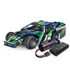 TRAXXAS Slash Modified BL-2S Green 1/10 Dirt Oval Racer RTR Brushless akksival és töltővel