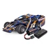 TRAXXAS Slash Modified BL-2S Blue 1/10 Dirt Oval Racer RTR Brushless akksival és töltővel