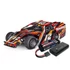 TRAXXAS Slash Modified BL-2S Orange 1/10 Dirt Oval Racer RTR Brushless akksival és töltővel