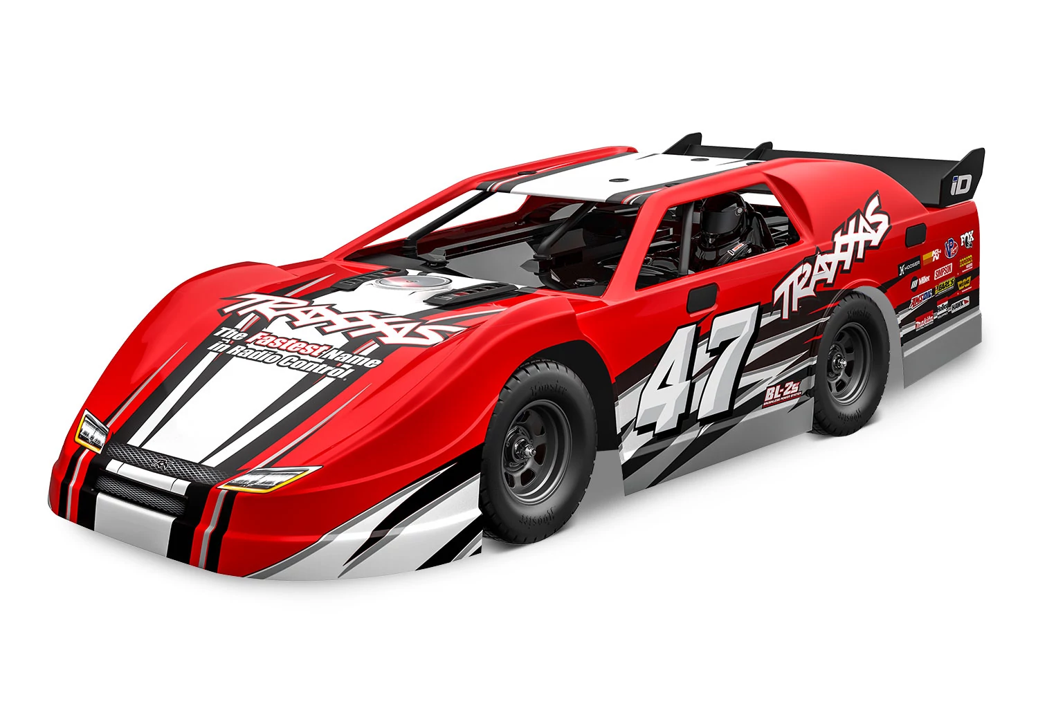 TRAXXAS Slash Modified BL-2S Red 1/10 Dirt Oval Racer RTR Brushless