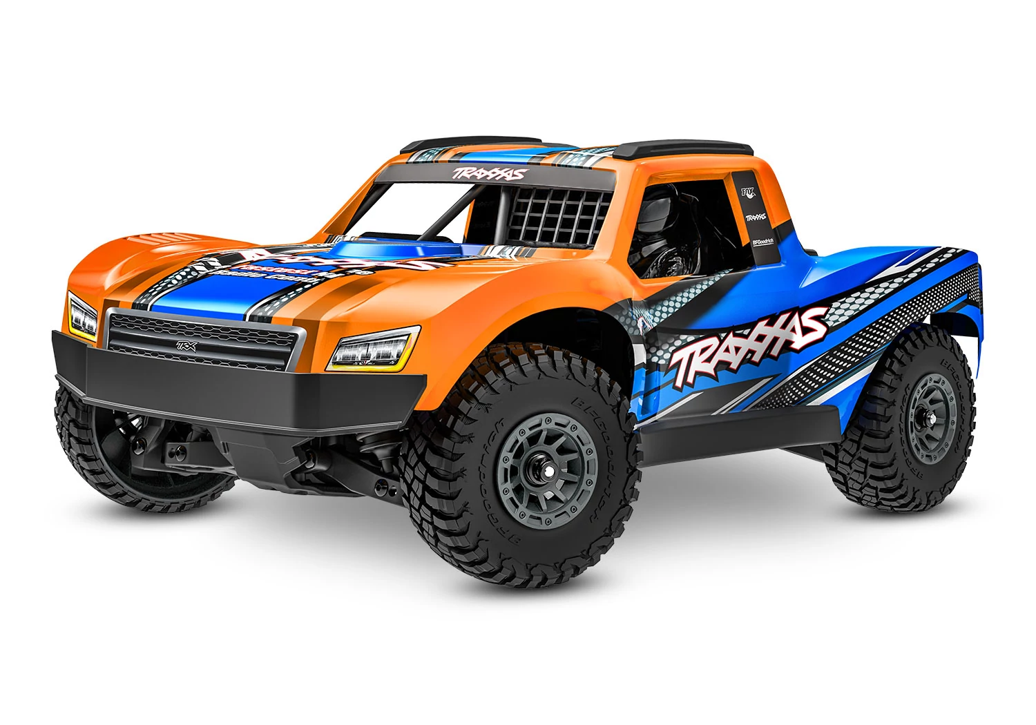 TRAXXAS MINI SLASH Orange 4x4 BL-2s 1/16 SCT RTR