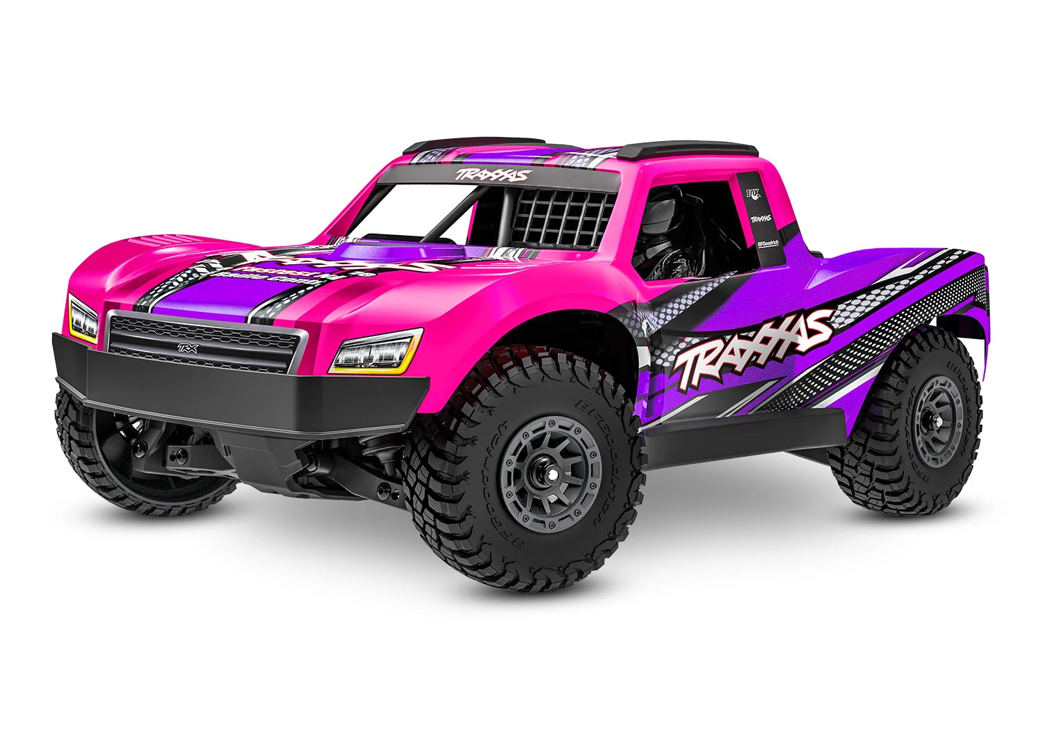 TRAXXAS MINI SLASH Pink 4x4 BL-2s 1/16 SCT RTR
