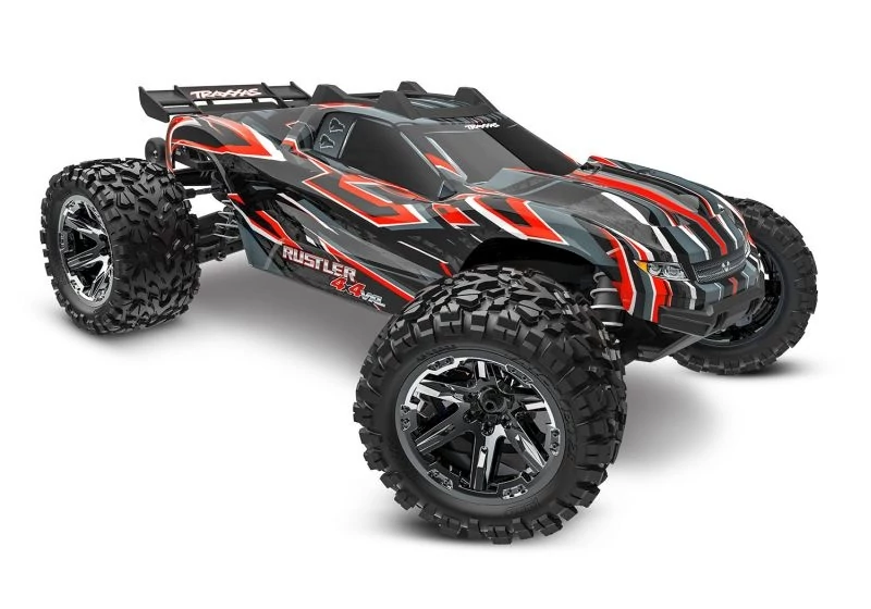 TRAXXAS Rustler 4x4 VXL HD red 1/10 Stadium-Truck RTR Brushless
