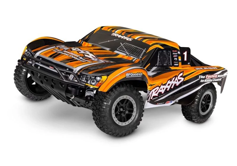 TRAXXAS Slash 2WD HD Orange 1/10 Kefés SCT RTR akksival és töltővel
