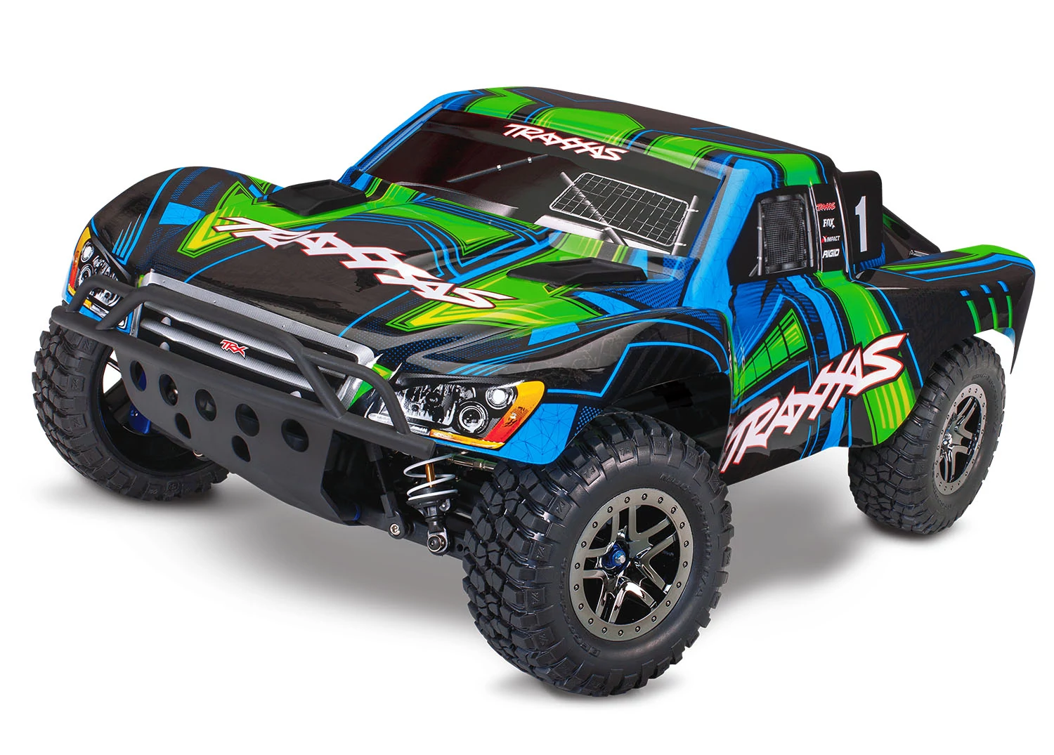 TRAXXAS Slash 4x4 Clipless VXL Ultimate Zöld 1/10 SCT Brushless