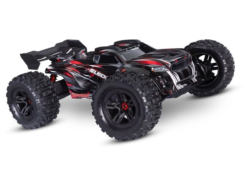 TRAXXAS SLEDGE 4x4 belted red 1/8 Monster-Truck RTR Brushless